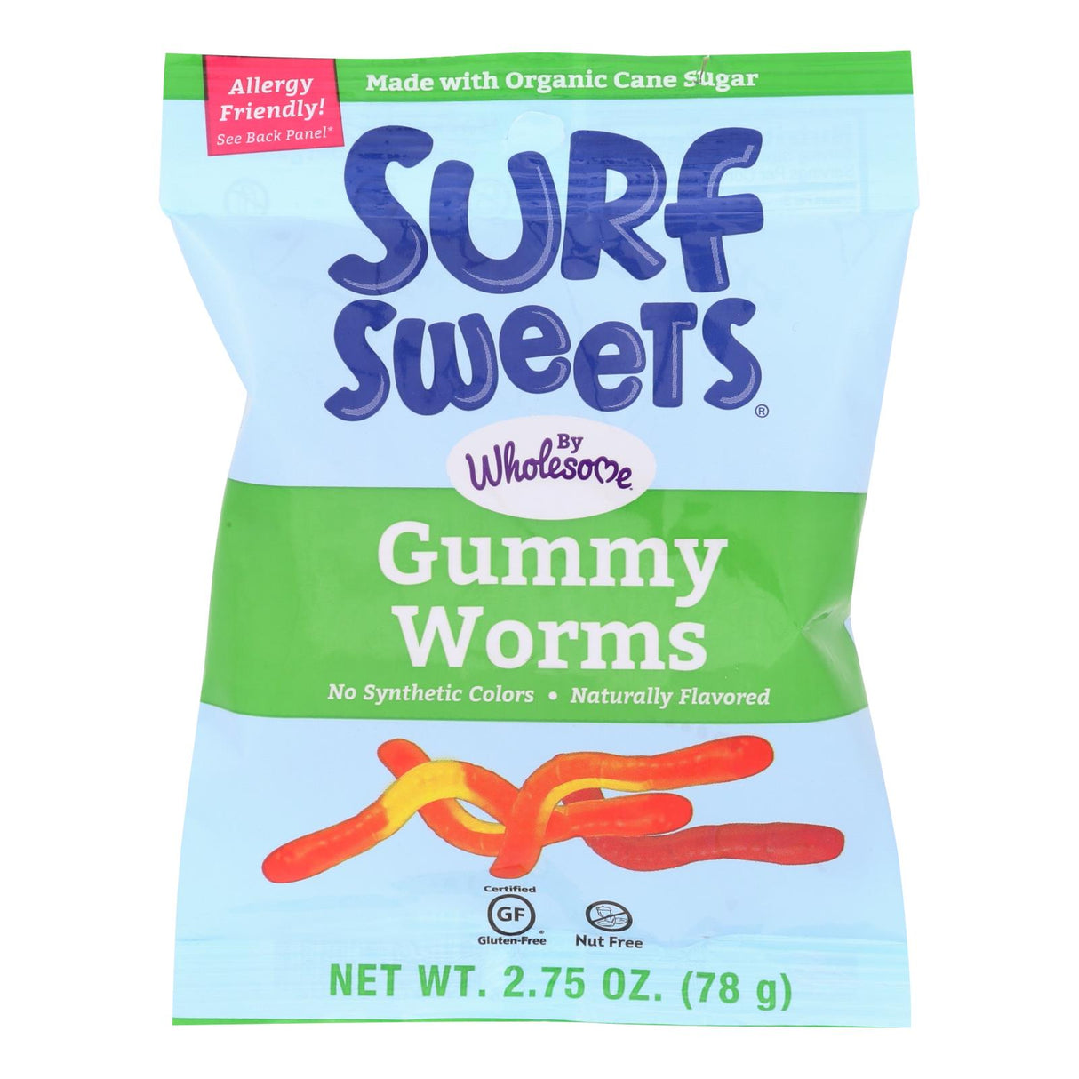 Candy, Gummy Worms,12 - 2.75 OUNCE