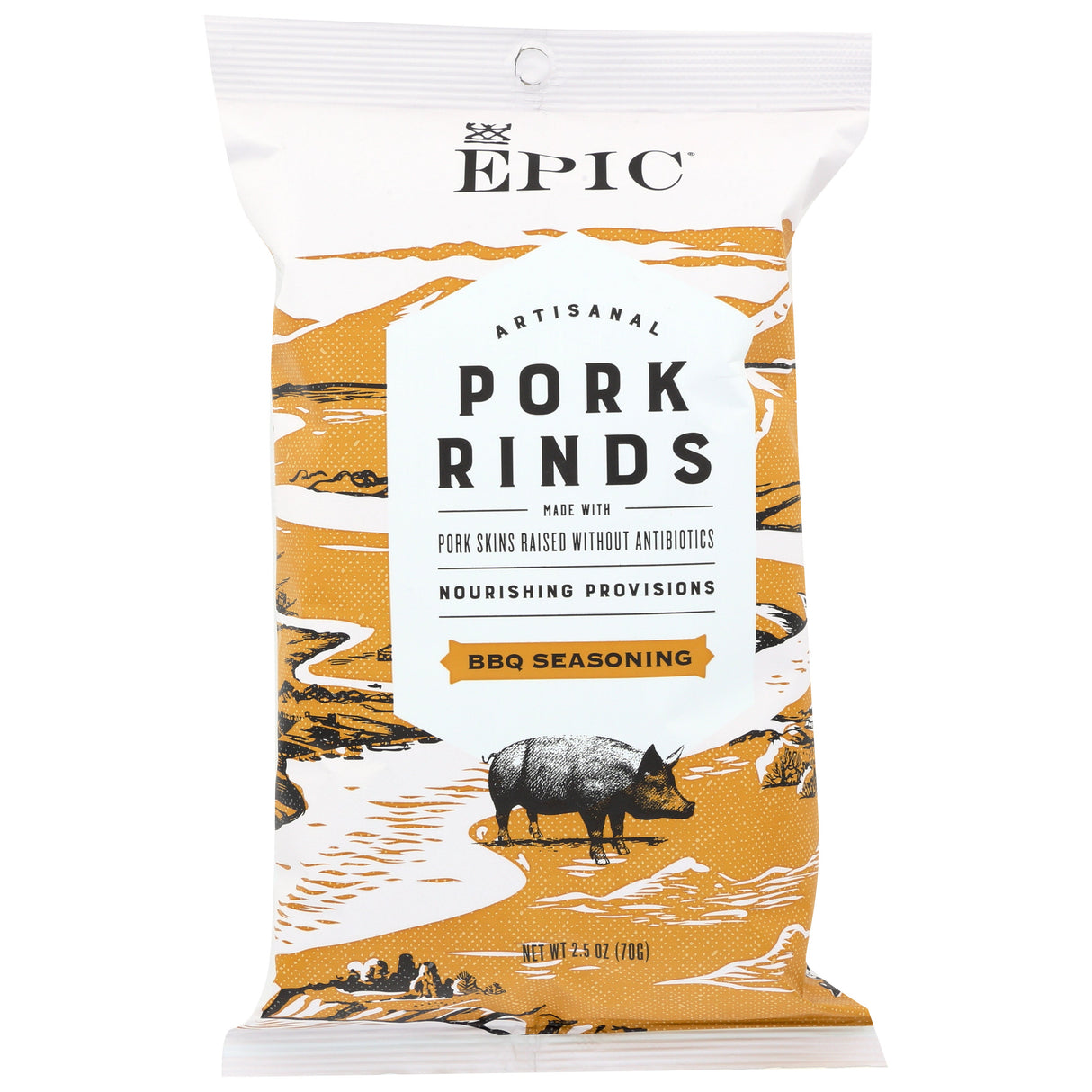 Pork Rinds, Barbeque,12 - 2.5 OUNCE
