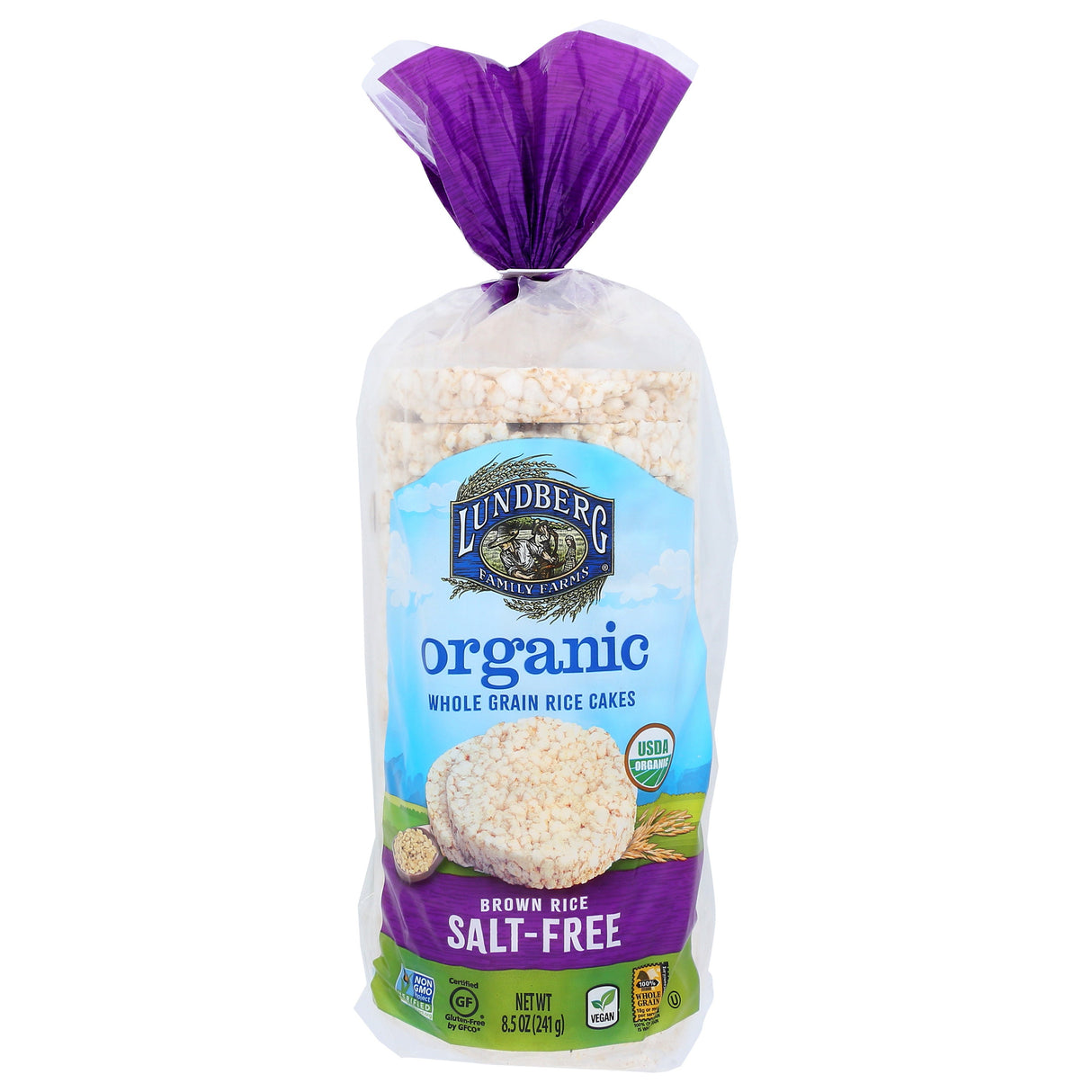 Rice Cakes, Salt Free, Brown Rice,6 - 8.5 OUNCE