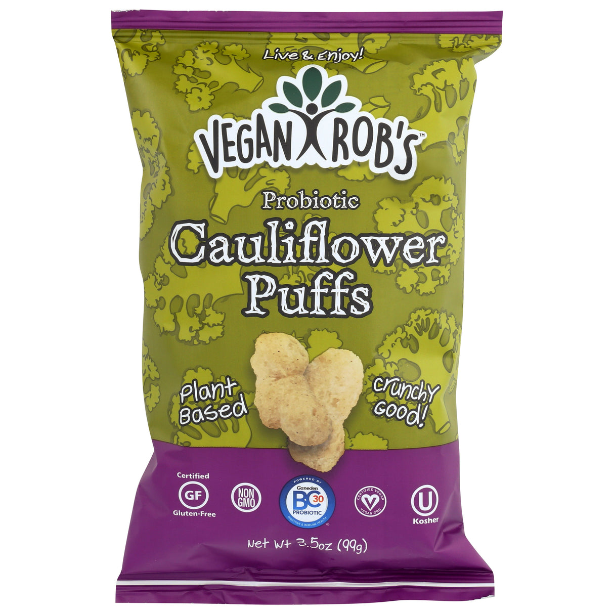Snack Puffs, Cauliflower,12 - 3.5 OUNCE