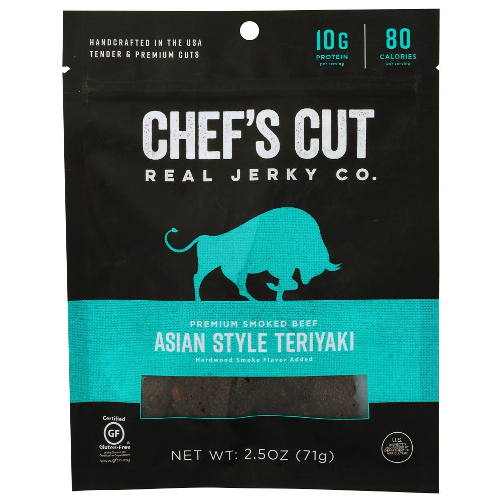 Beef Jerky, Asian Style Teriyaki,8 - 2.5 OUNCE