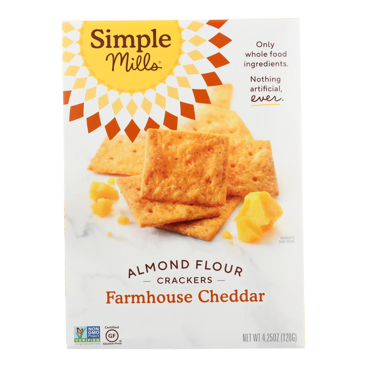Crackers, Almond Flour, Farmhouse Cheddar,6 - 4.25 OUNCE