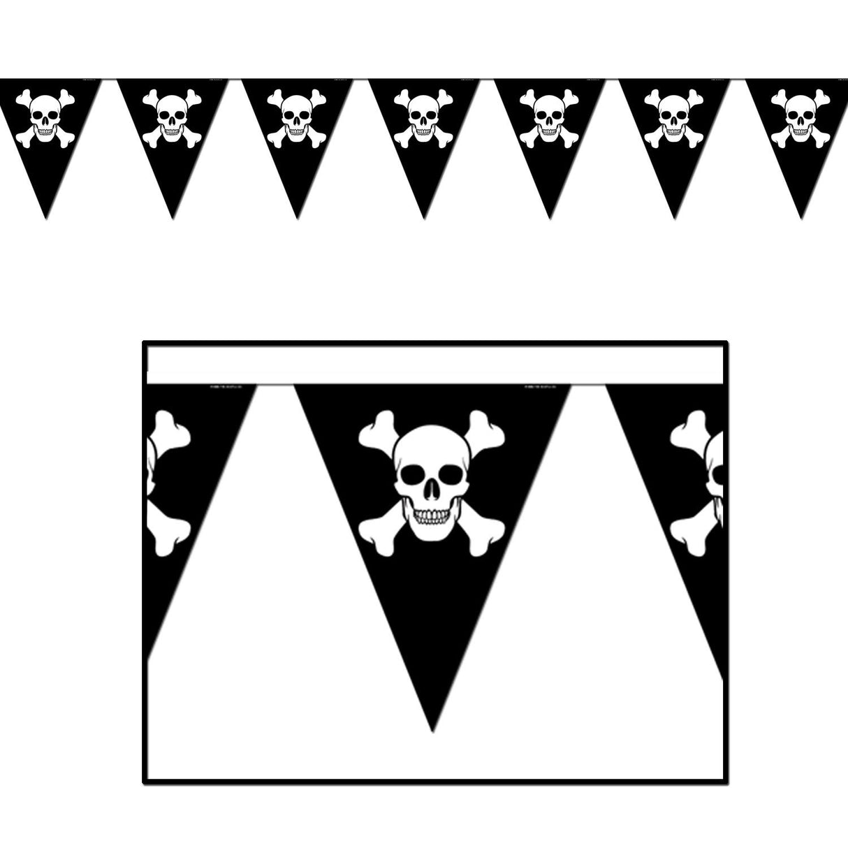 Banners, Pennant, Jolly Roger,12 - 1 COUNT
