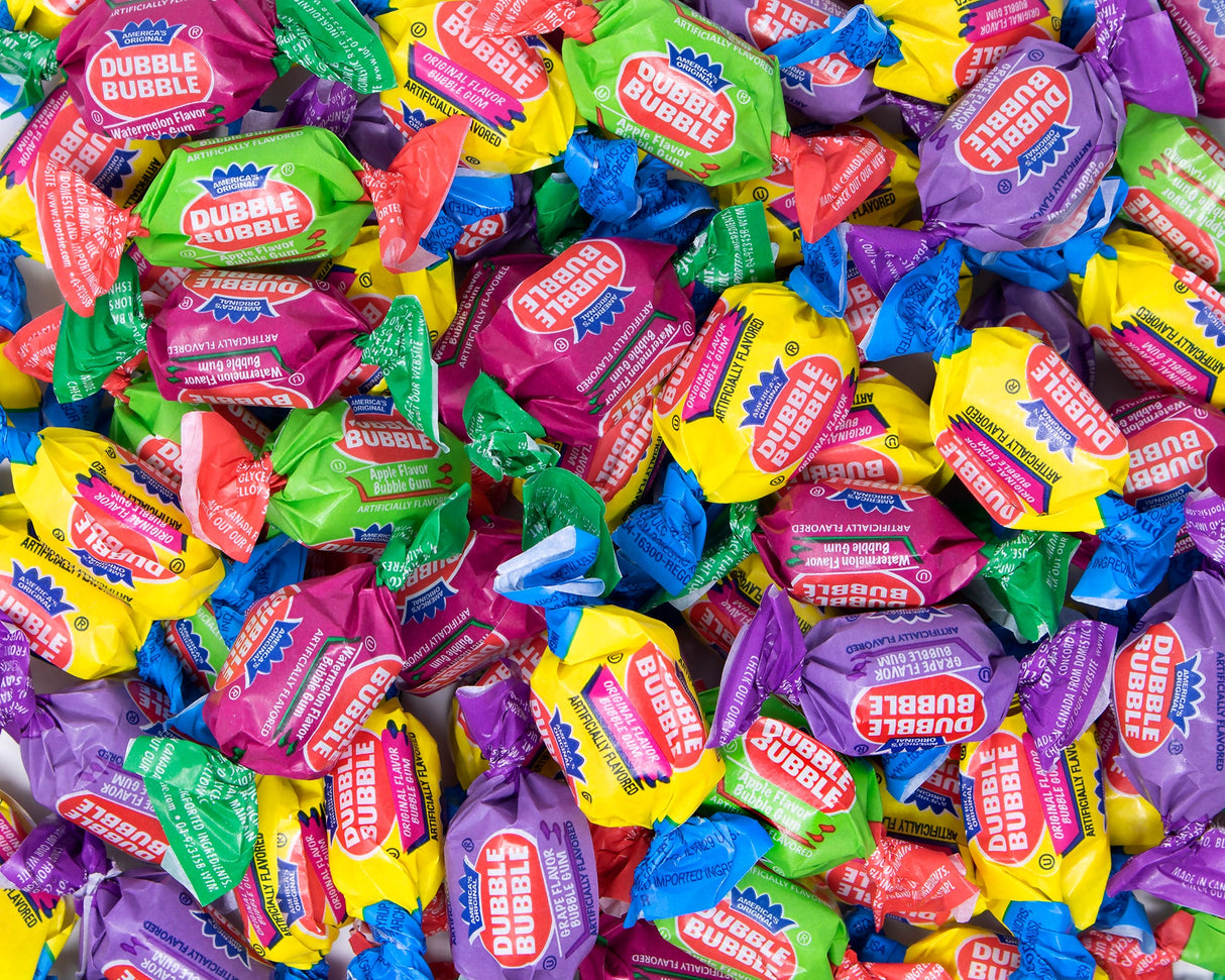 Gum, Bubble, Assorted, Original, Apple, Watermelon, Grape,300 - 1 EACH