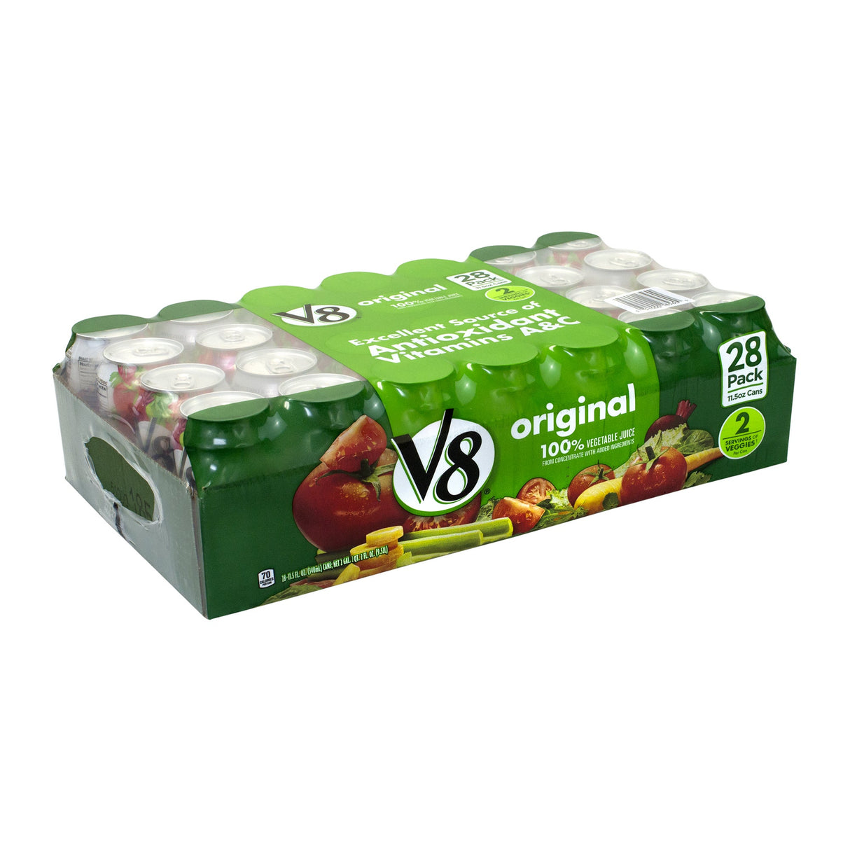 Juice, Vegetable, 100%, Shelf-Stable, Single-Serve,28 - 11.5 FLUID