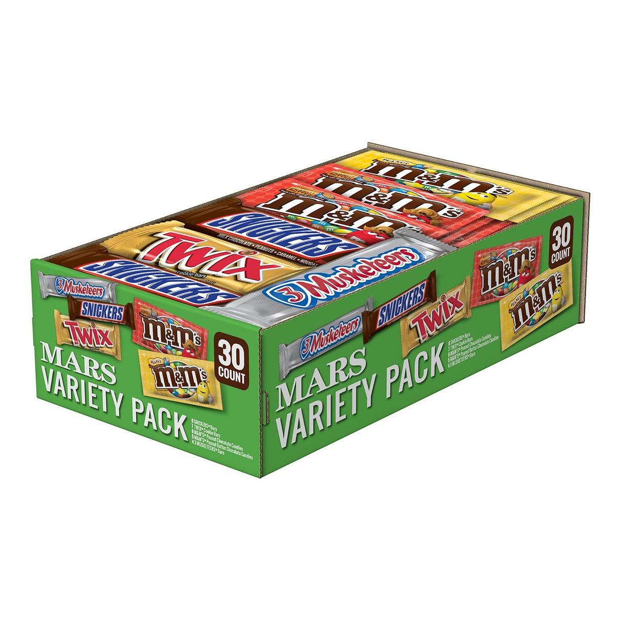 Candy, Chocolate, Assorted, Individually-Wrapped,30 - 1 EACH
