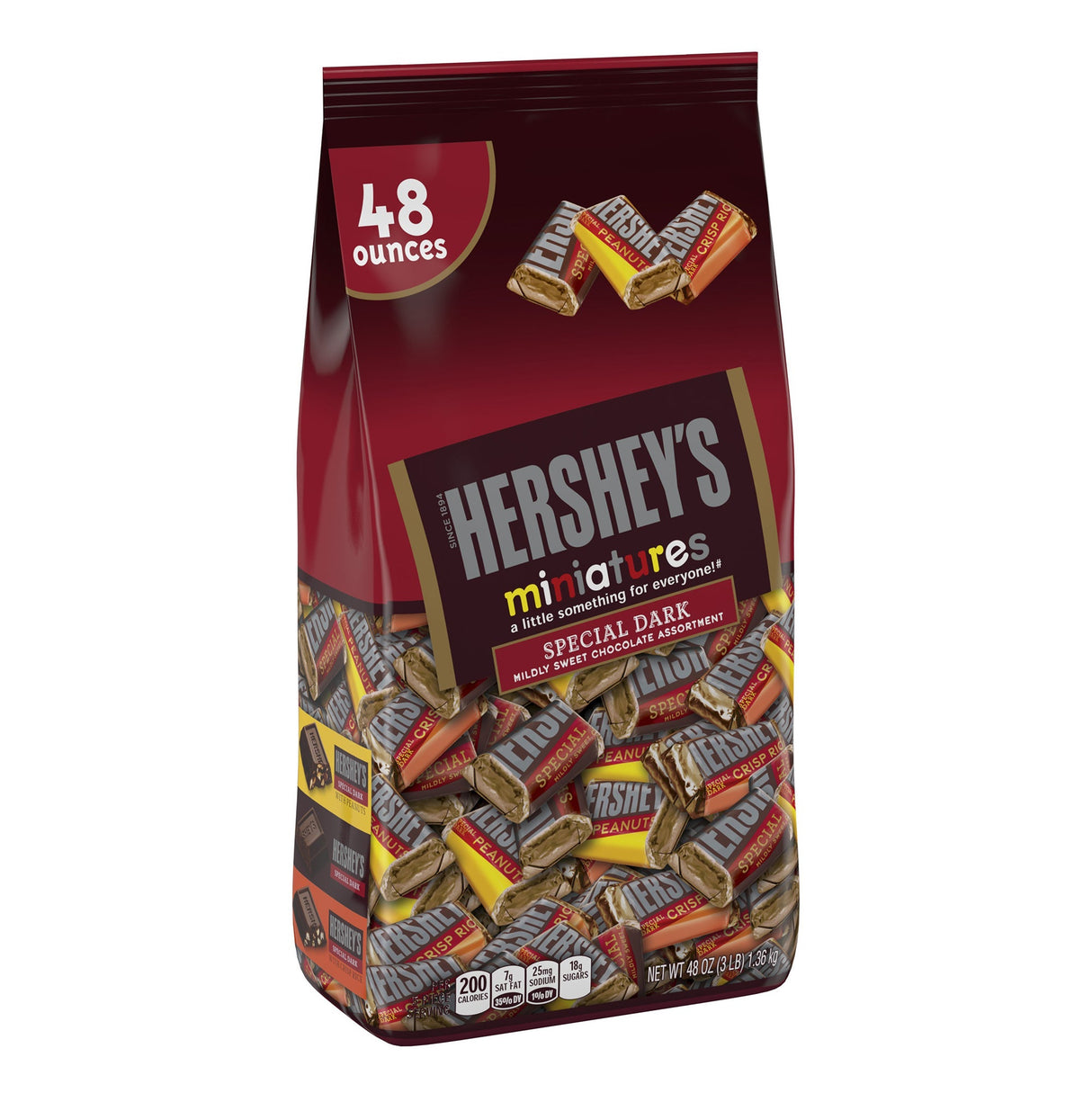 Candy Bars, Special Dark, Miniature, Assortment,1 - 48 OUNCE