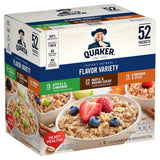Oatmeal, Instant, Assorted, Single-Serve Packets,52 - 1 EACH