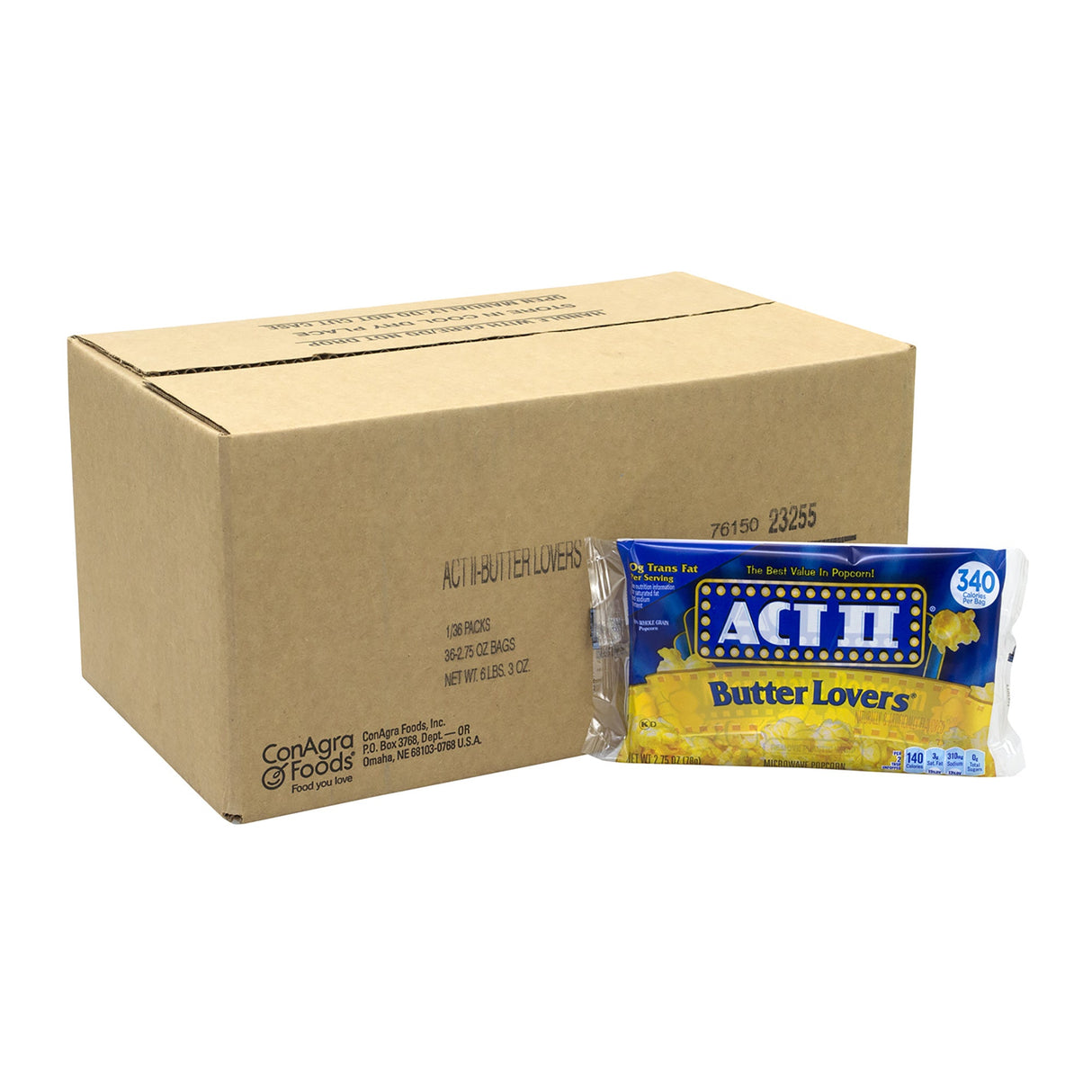 Popcorn, Microwave, Butter,36 - 2.75 OUNCE