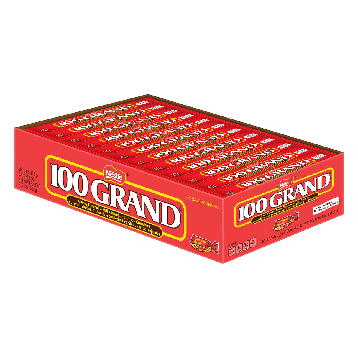 Candy Bars, Milk Chocolate, with Caramel & Crisp,36 - 1.5 OUNCE