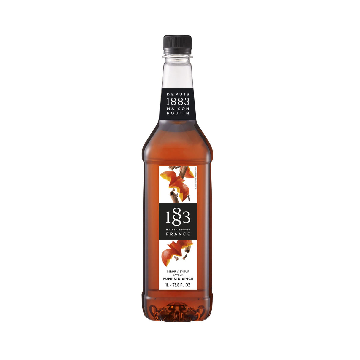 Beverage Syrup, Pumpkin Spice, with Cane Sugar, Plastic,2 - 1 LITER