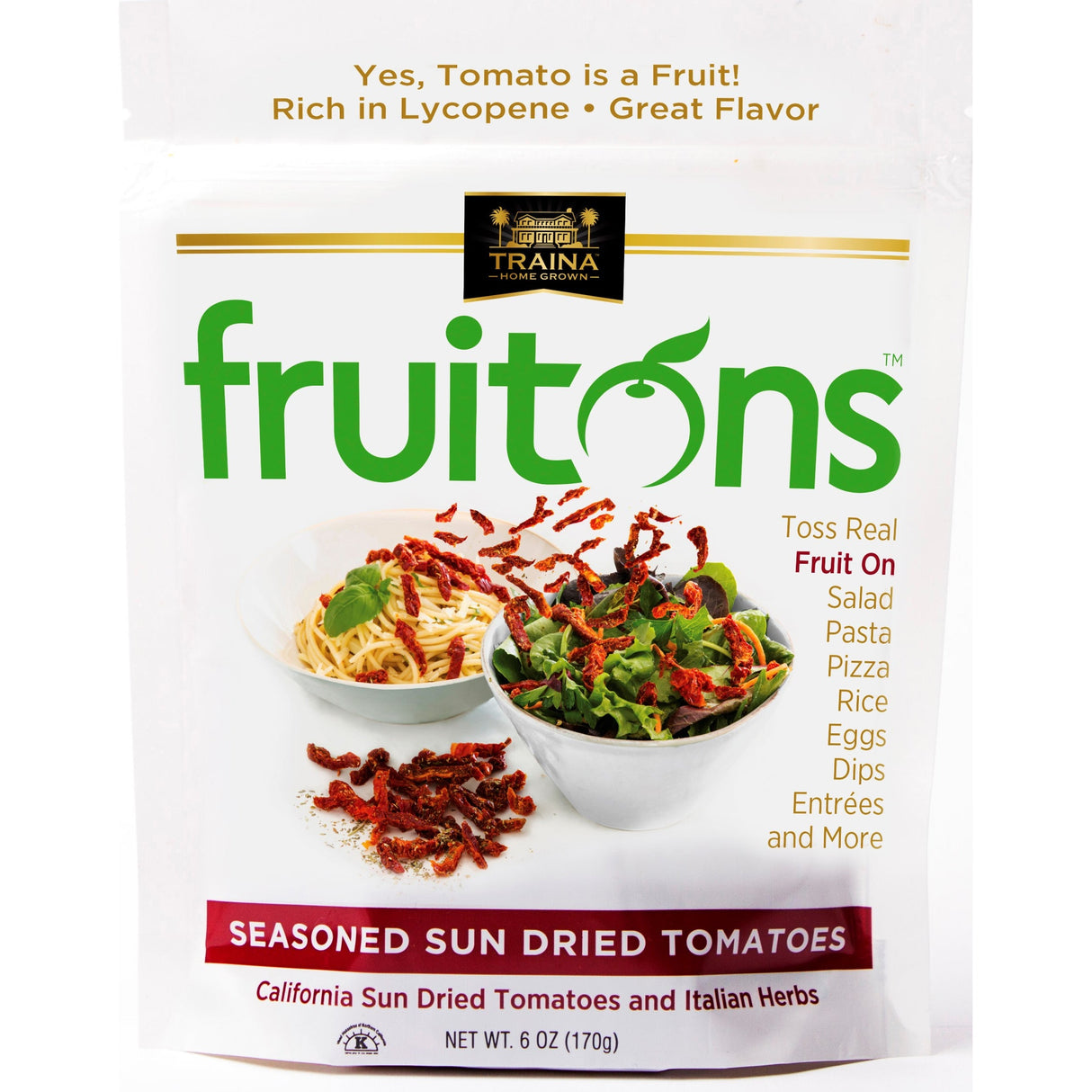 Tomatoes, Seasoned, Sliced, Sun-Dried,8 - 6 OUNCE