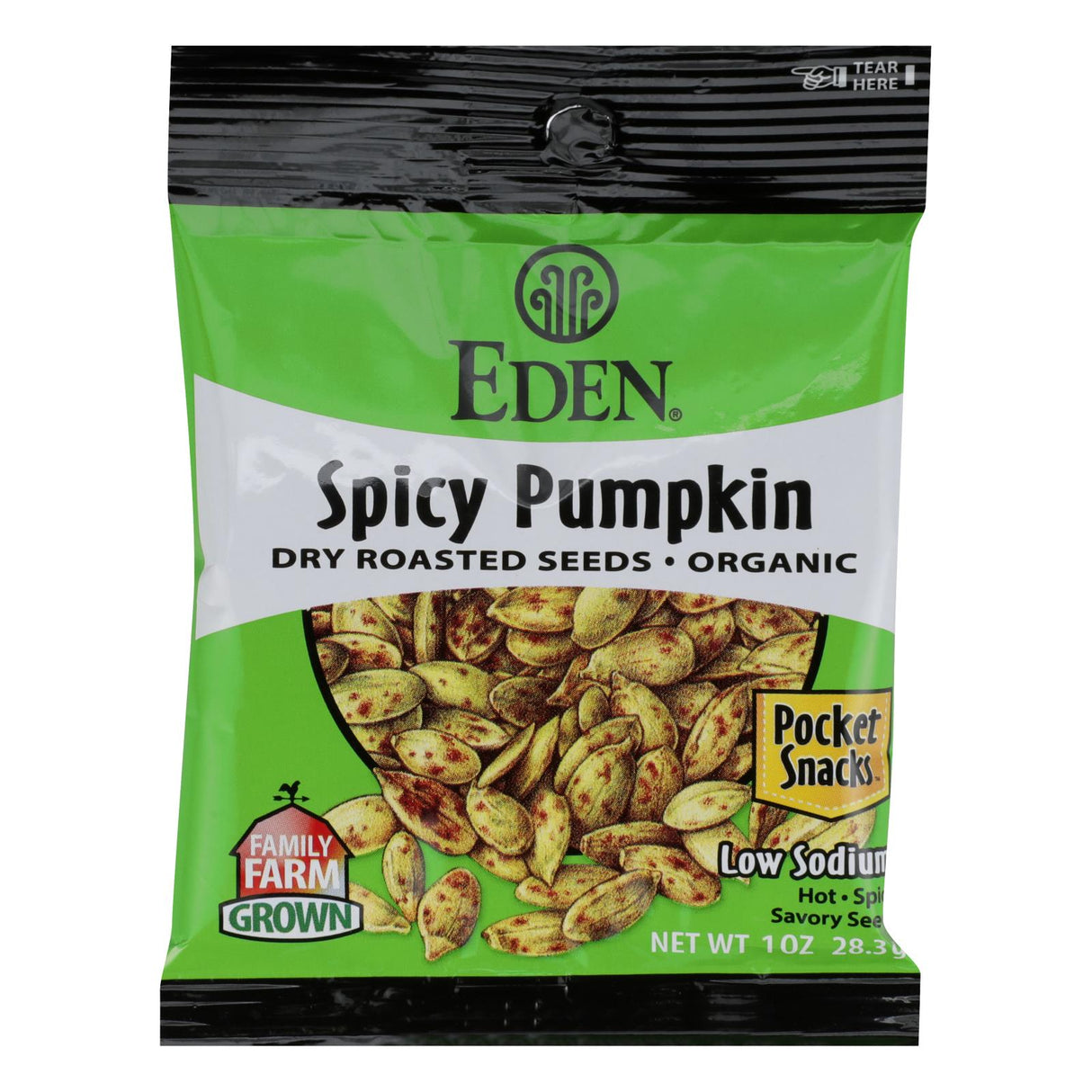 Seeds, Pumpkin, Dry Roasted Spicy, Single-Serve,12 - 1 OUNCE