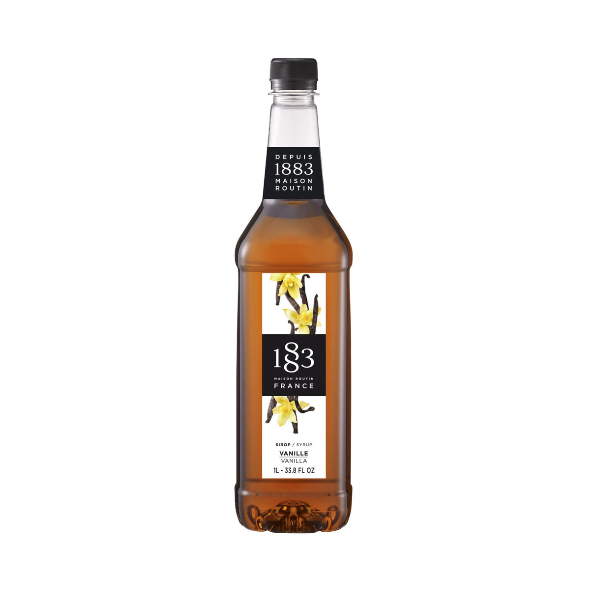 Beverage Syrup, Vanilla, with Cane Sugar, Plastic,2 - 1 LITER