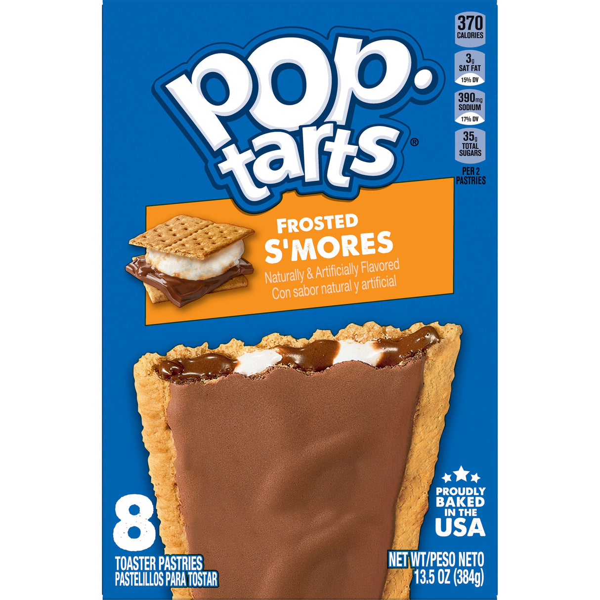 Pastry, Pop-Tart, Frosted S'mores, 2 Individually Wrapped,12 - 13.5 OUNCE