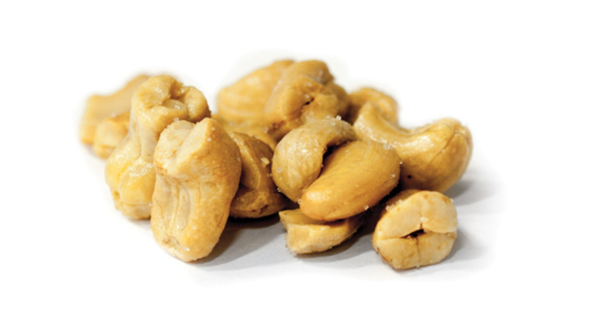 Cashews, Roasted & Unsalted, Butts,6 - 2.2 POUND