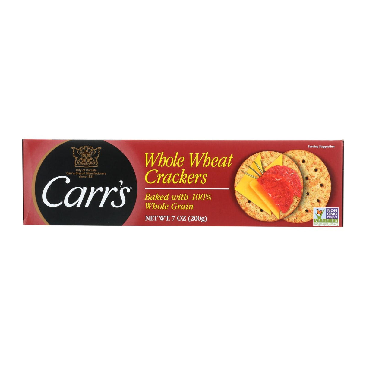 Crackers, Whole Wheat,12 - 7.1 OUNCE