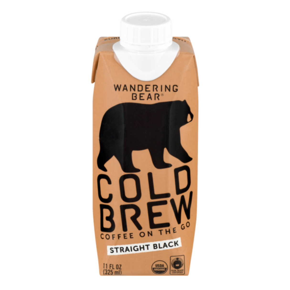 Coffee, Cold Brew, Straigh-Black, Ready-to-Drink, Single-Serve, Refrigerated,12 - 11 FLUID