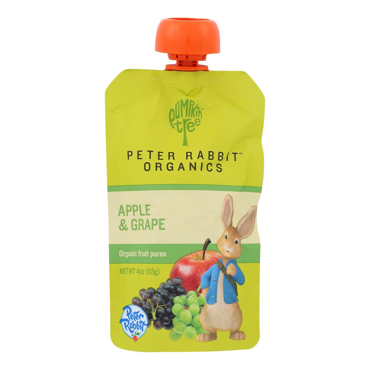 Puree, Vegetable & Fruit Snack, Apple & Grape, Single-Serve, Pouch,10 - 4 OUNCE