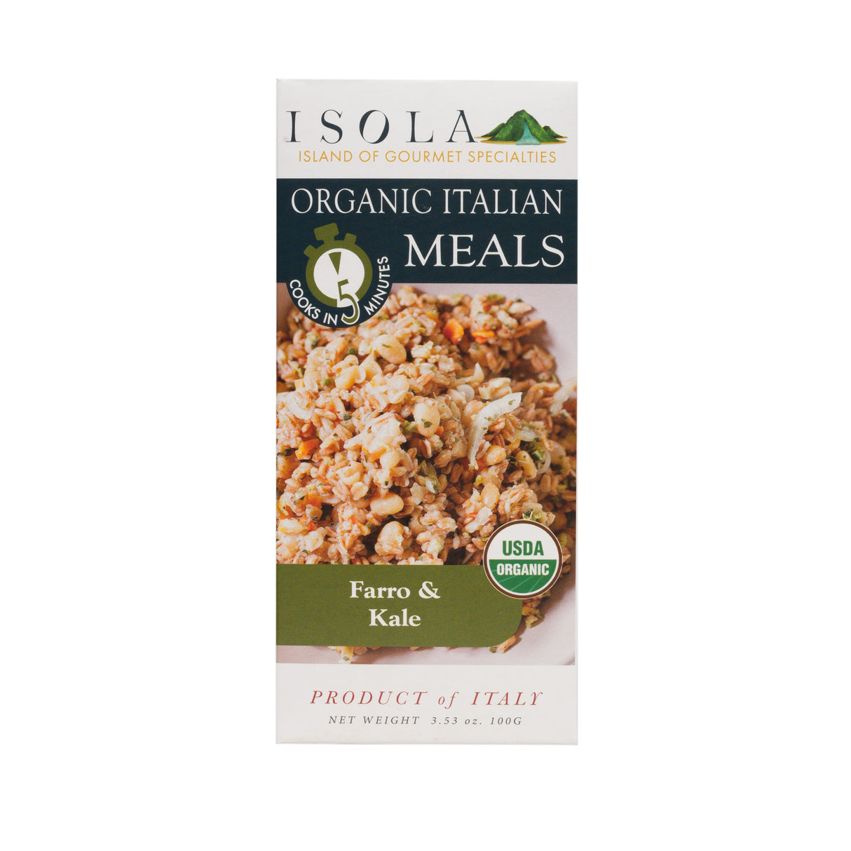 Entree, Farro & Kale, Ready-to-Eat, Shelf-Stable,9 - 3.53 OUNCE
