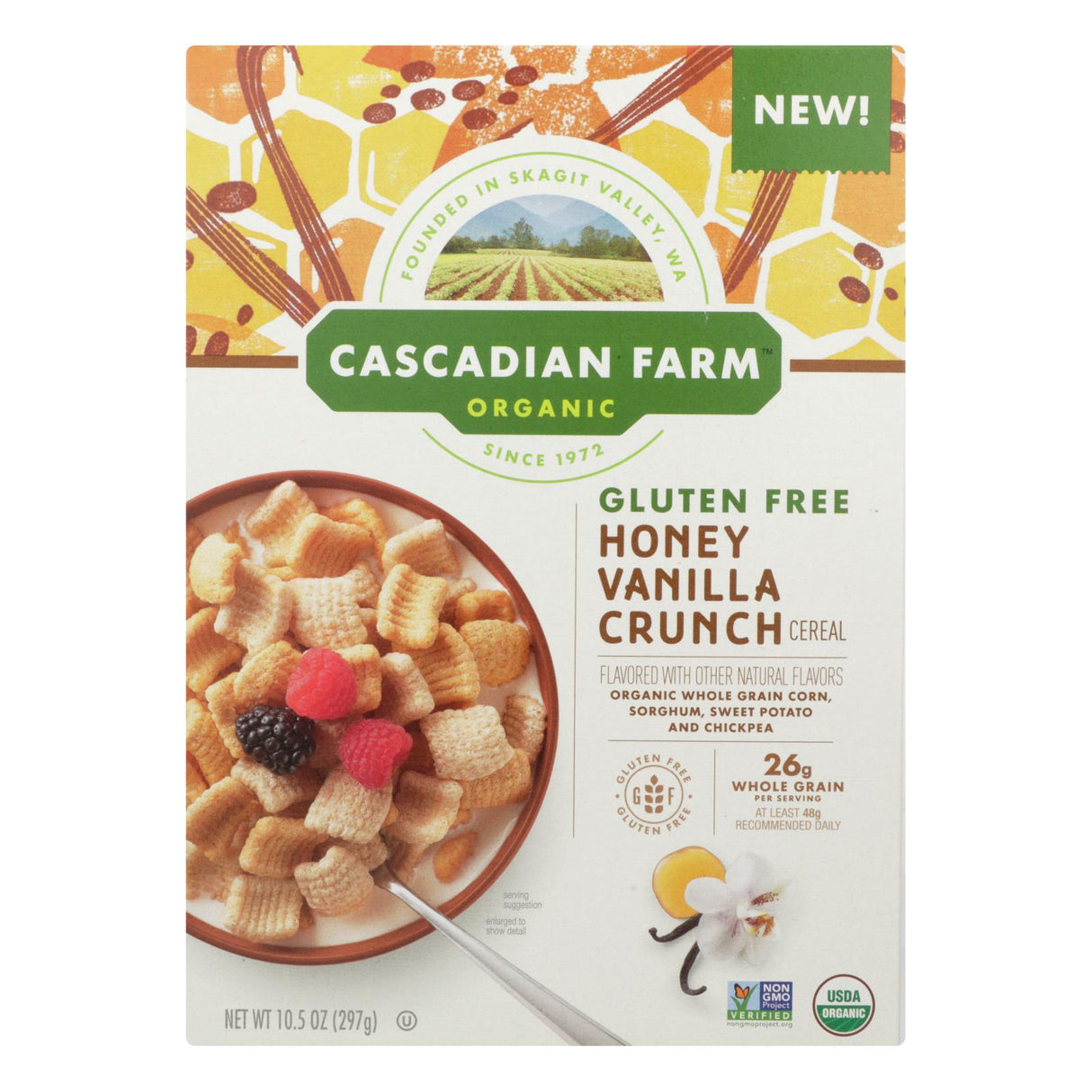 Cereal, Honey Vanilla Crunch,12 - 10.5 OUNCE