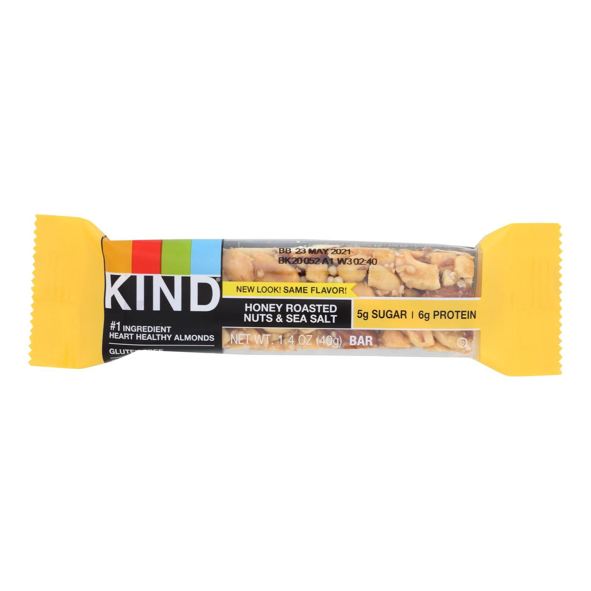Bars, Honey Roasted Nuts & Sea Sat,12 - 1.4 OUNCE