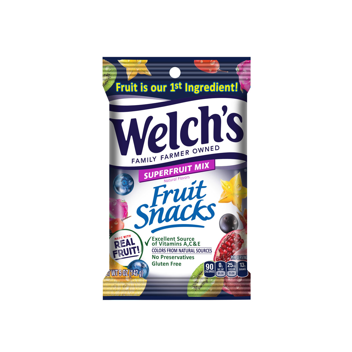 Snacks, Fruit, Superfruit Mix, Single-Serve, Individually-Wrapped, 5 Ounce,12 - 1 EACH