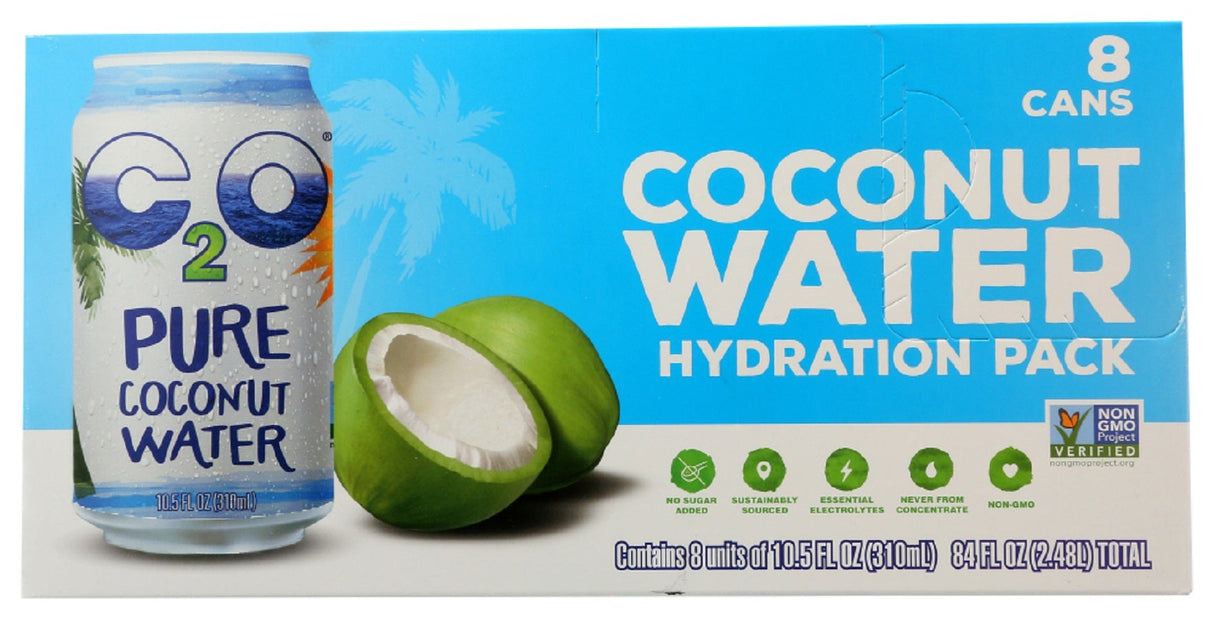 Water, Coconut, Single-Serve, Shelf-Stable, 10.5 Fluid Ounce,3 - 8 COUNT
