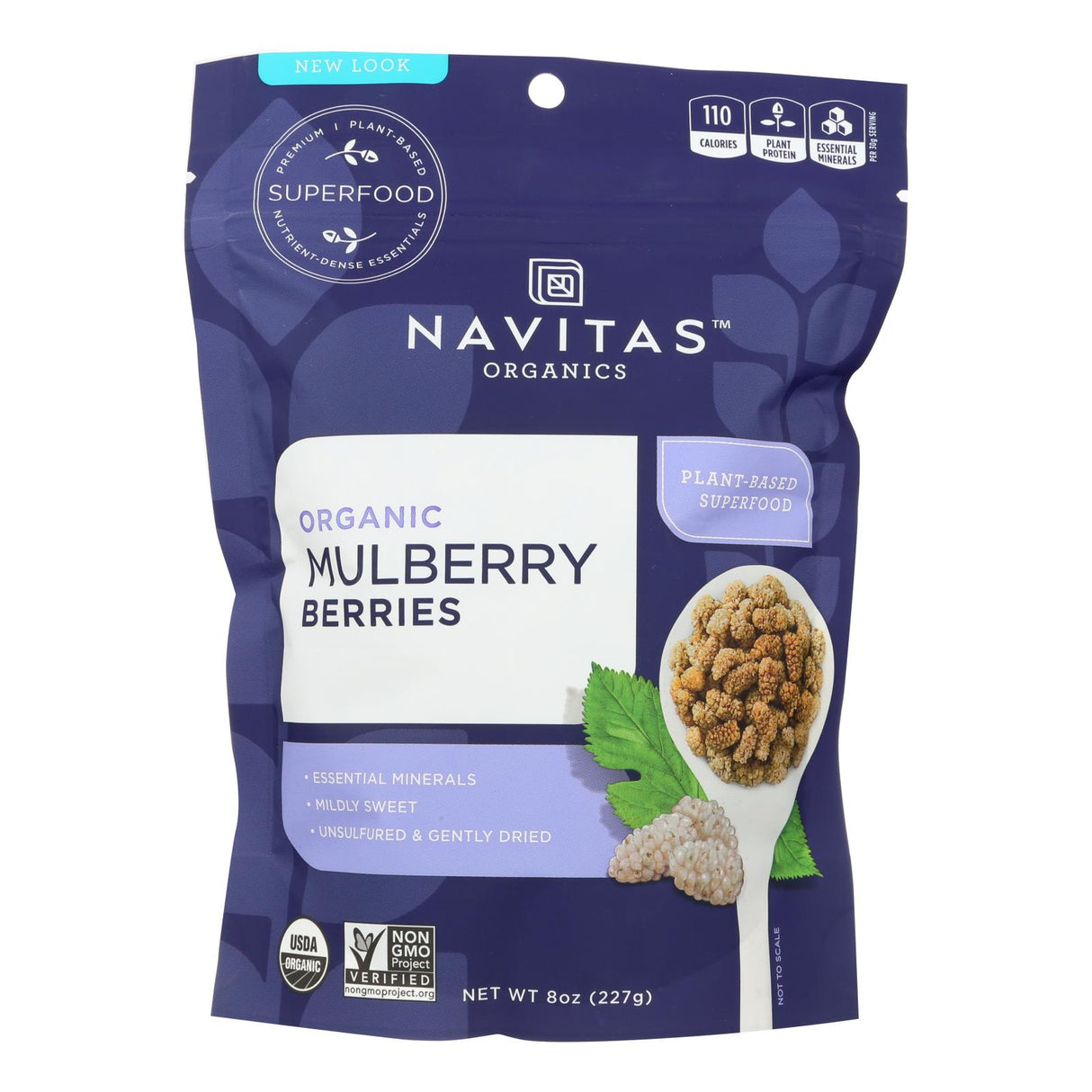 Mulberries, Dried, Organic,12 - 8 OUNCE