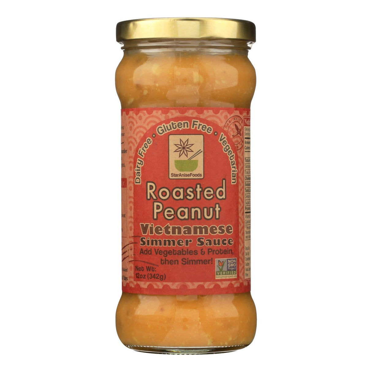Sauce, Vietnamese Simmer, Roasted Peanut,6 - 12 OUNCE