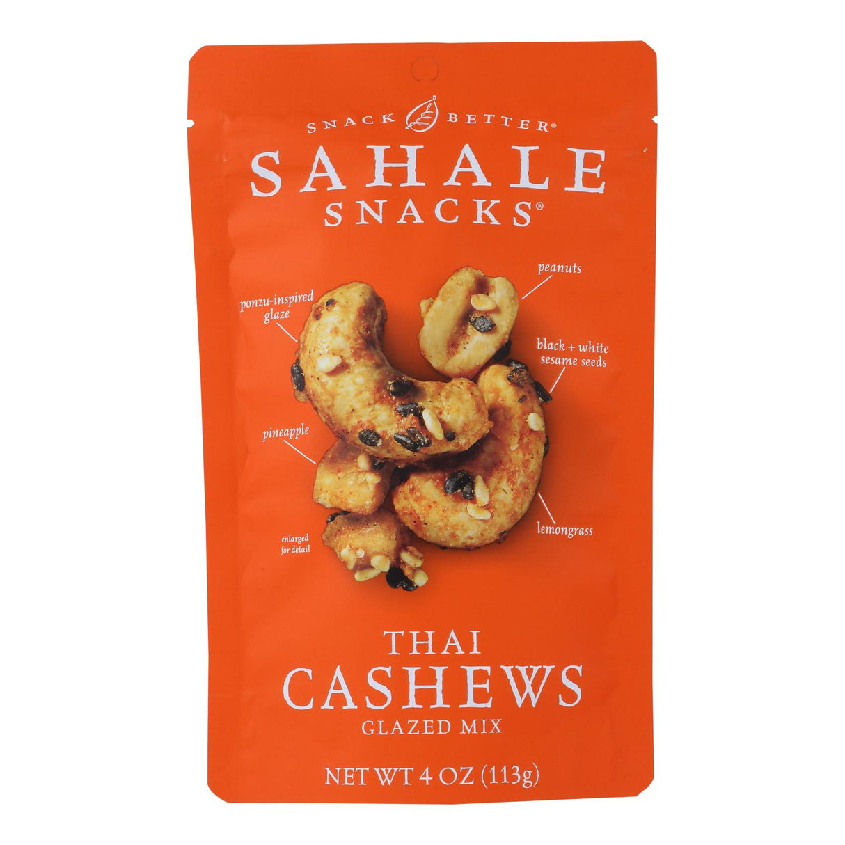 Cashews, Thai, with Peanuts & Pineapple,6 - 4 OUNCE