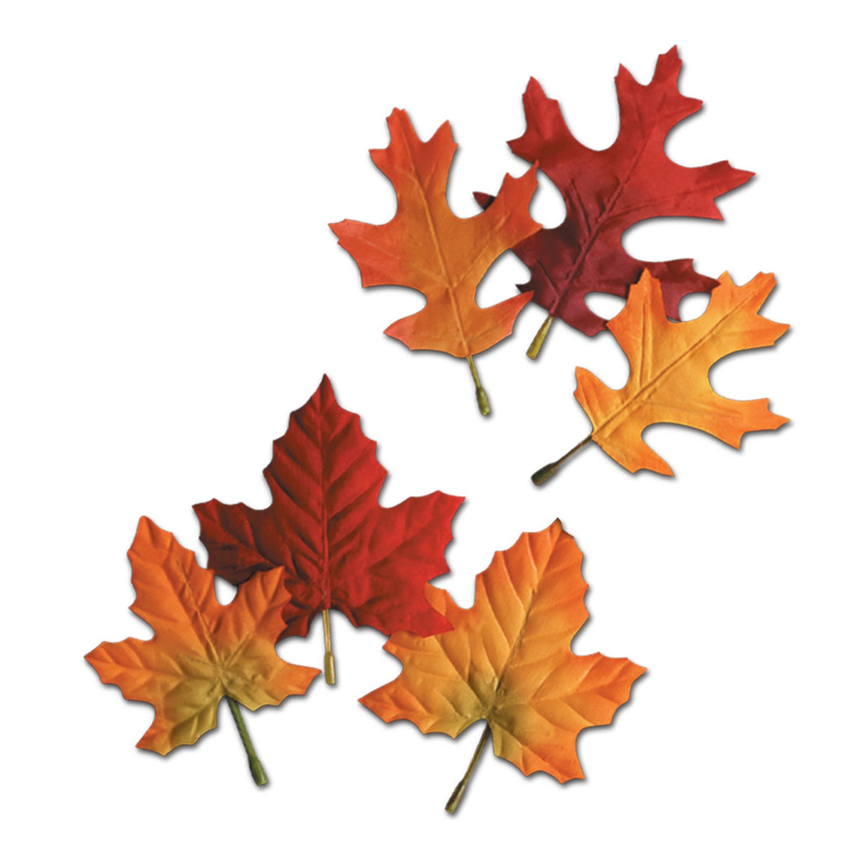 Decorations, Autumn Leaves, Assorted Size, Polyester,1 - 24 COUNT