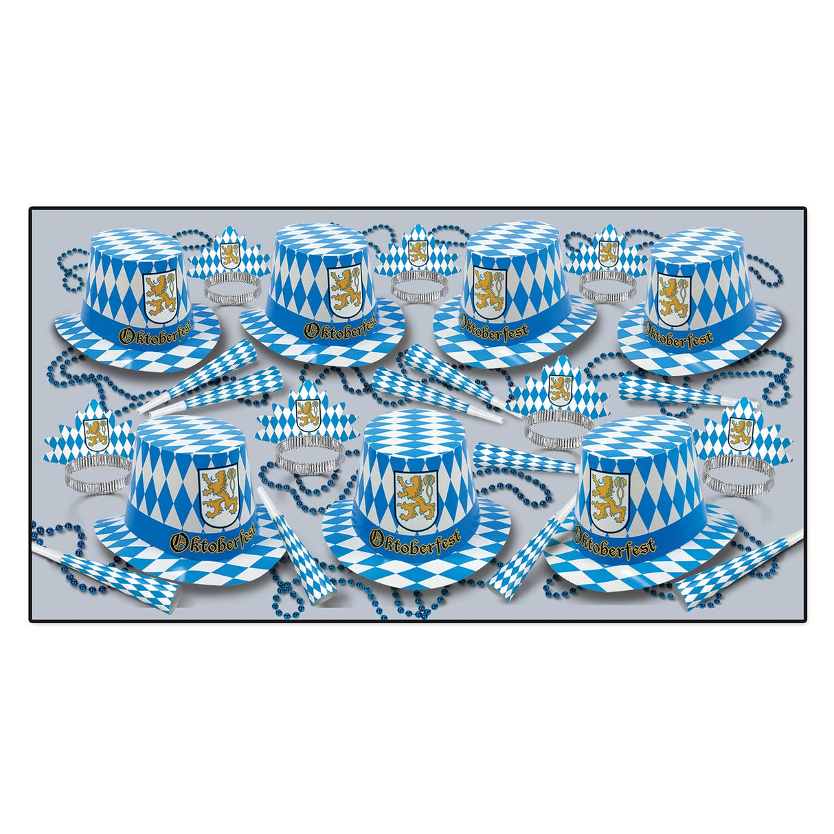 Party Assortment, Oktoberfest, with Hats/Beads/Horns, for 50,1 - 1 EACH