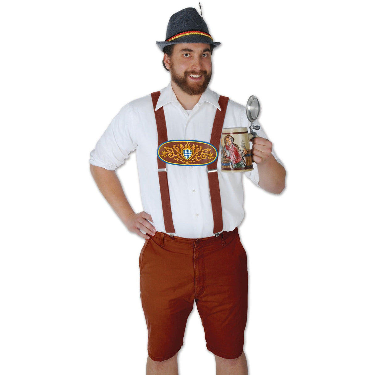 Suspenders, Bavarian, Oktoberfest, One Size Fits Most,1 - 12 COUNT