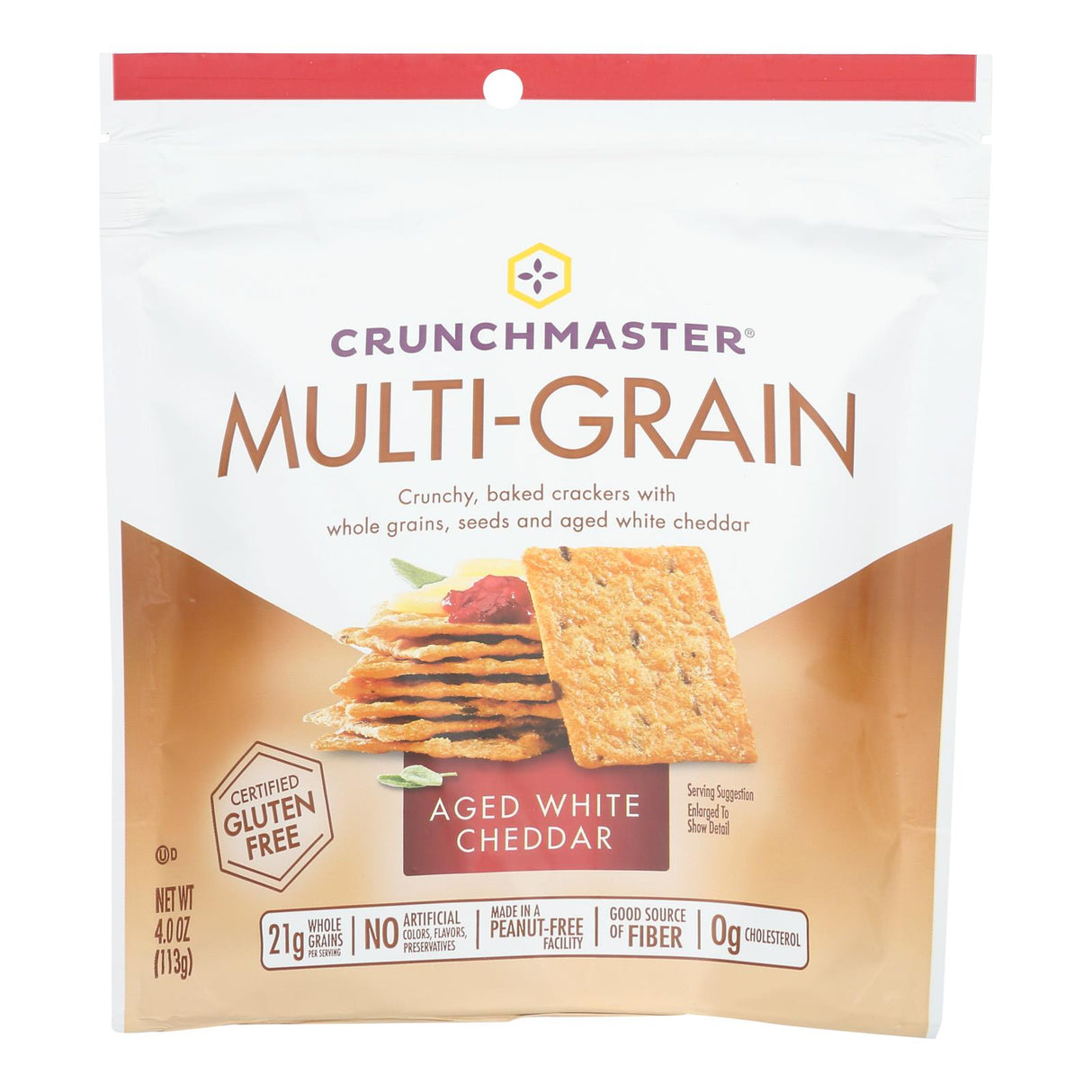 Crackers, Multi Grain, Aged White Cheddar,12 - 4 OUNCE