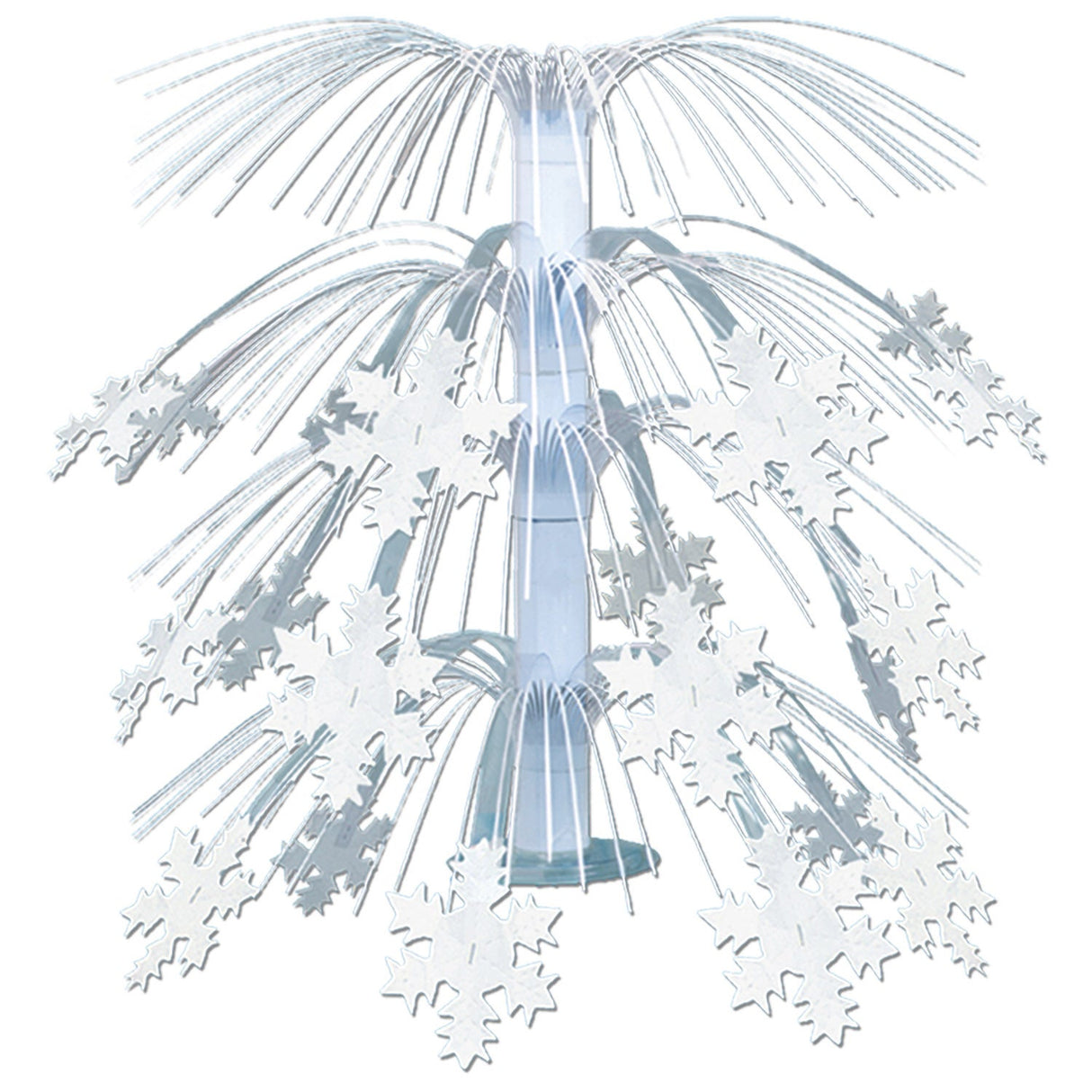 Decorations, Centerpiece, Snowflake Cascade, 18 Inch,1 - 6 COUNT