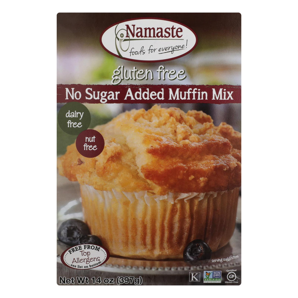 Mix, Muffin, No Sugar Added,6 - 14 OUNCE