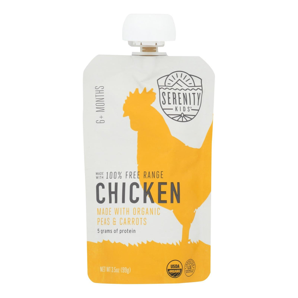 Baby Food, Chicken, with Peas & Carrots, 6+ Months,6 - 3.5 OUNCE