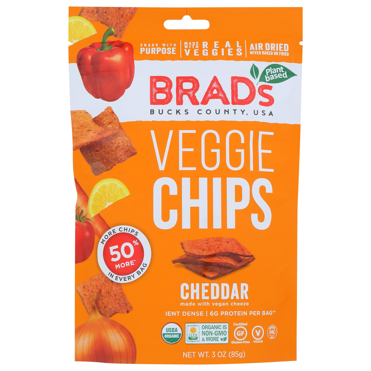 Chips, Vegetable, Cheddar,12 - 3 OUNCE