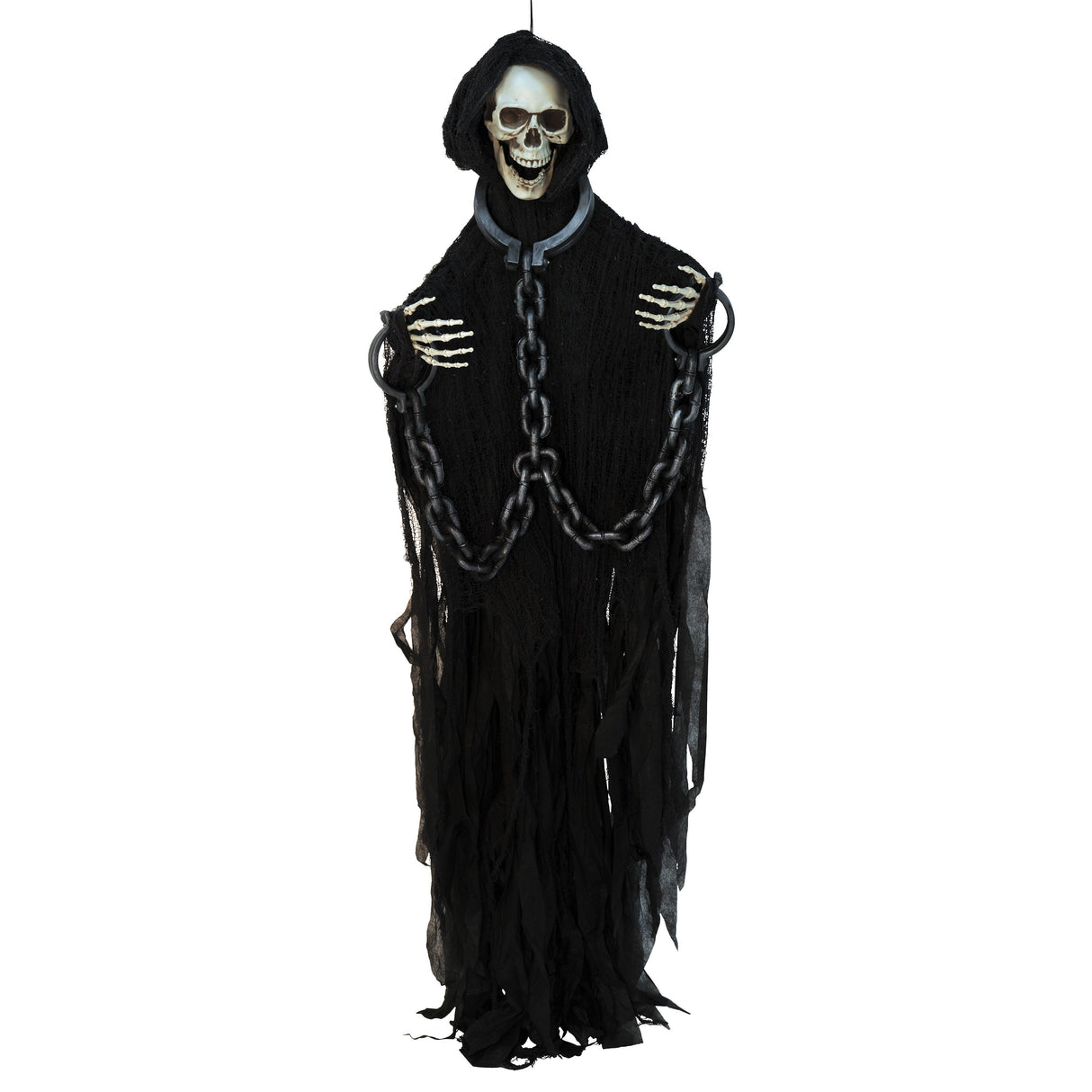 Decoration, Skeleton, Creepy Creature, Halloween, 72 Inch, with Chains & Moveable Arms, Indoor,1 - 1 EACH