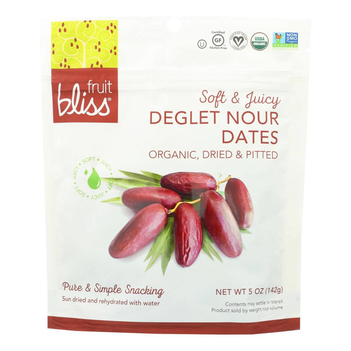 Dates, Deglet Nour, Dried, Pitted,6 - 5 OUNCE