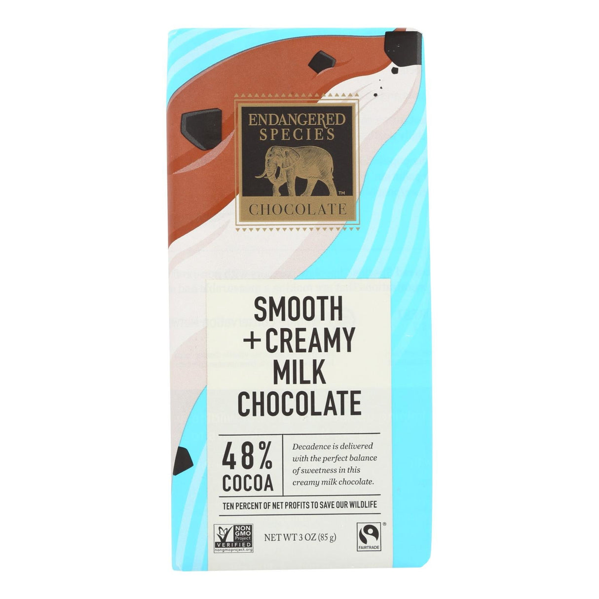 Candy Bars, Milk Chocolate, Otter, 48% Cacao,12 - 3 OUNCE
