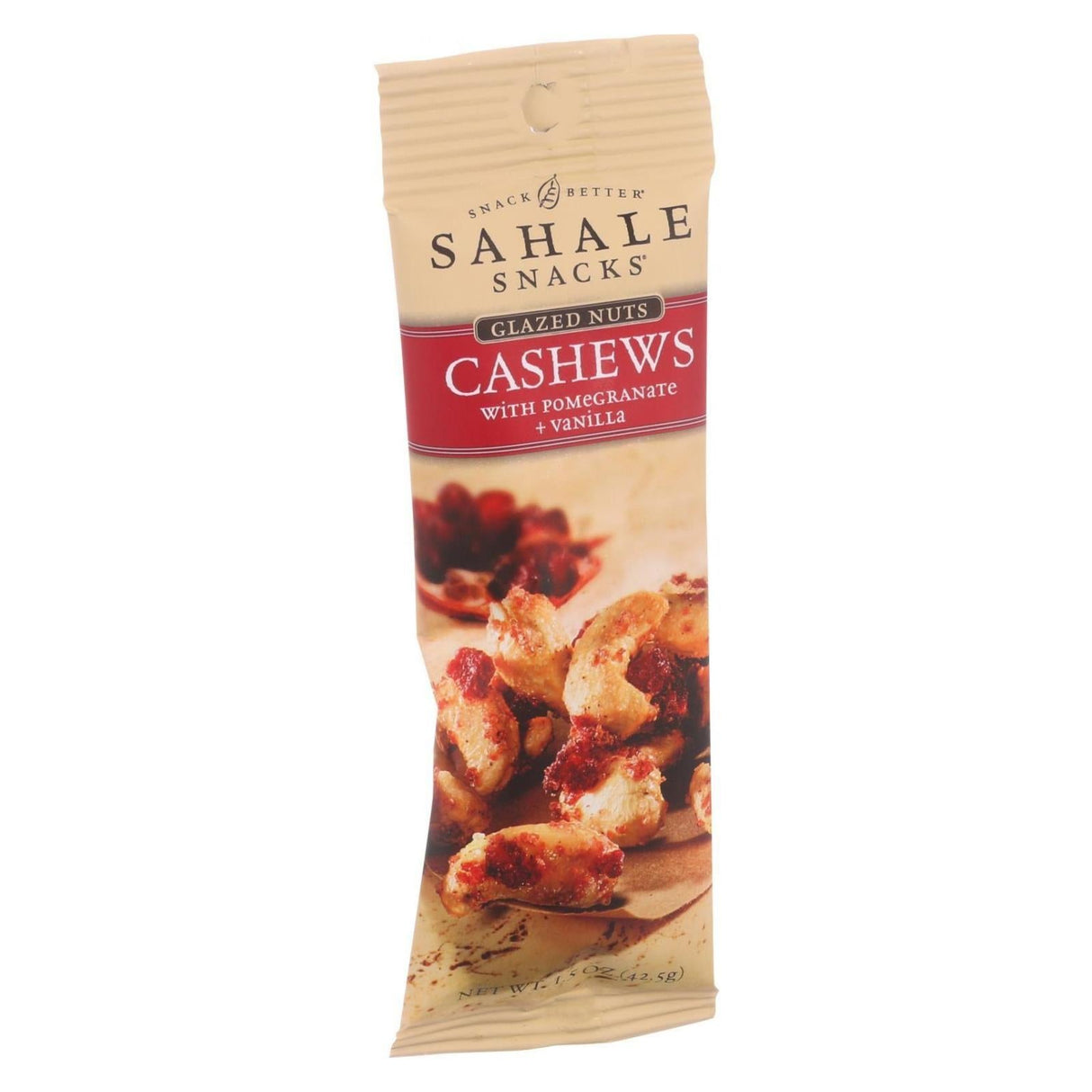 Cashews, Pomegranate & Vanilla Glazed, Single-Serve,9 - 1.5 OUNCE