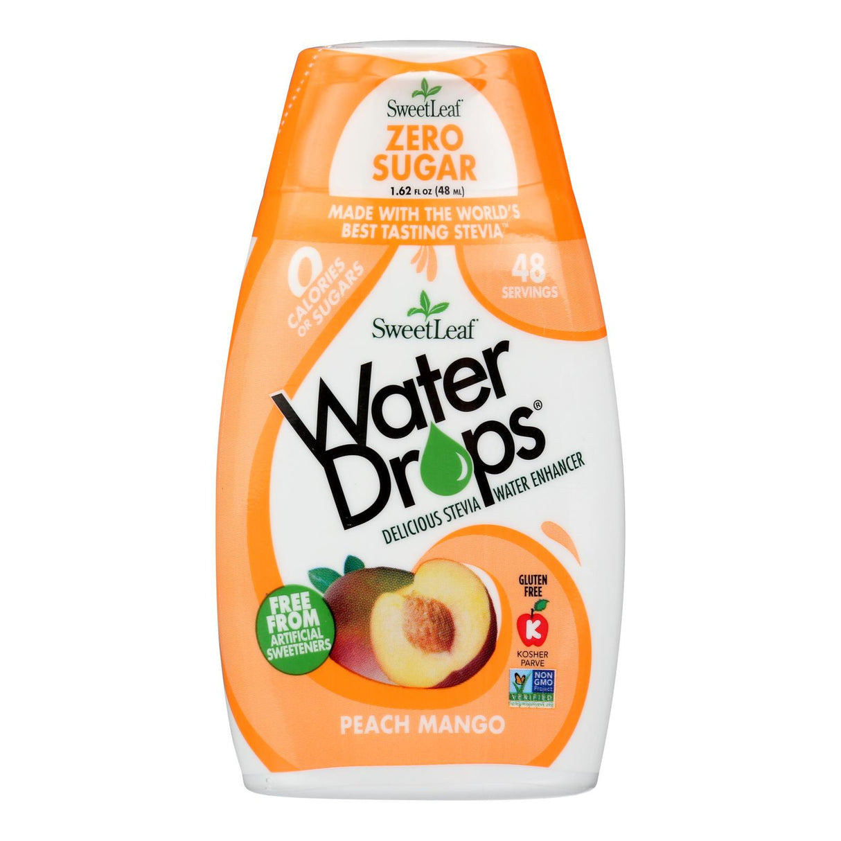 Water Enhancer, Peach Mango, with Stevia,1 - 1.62 FLUID