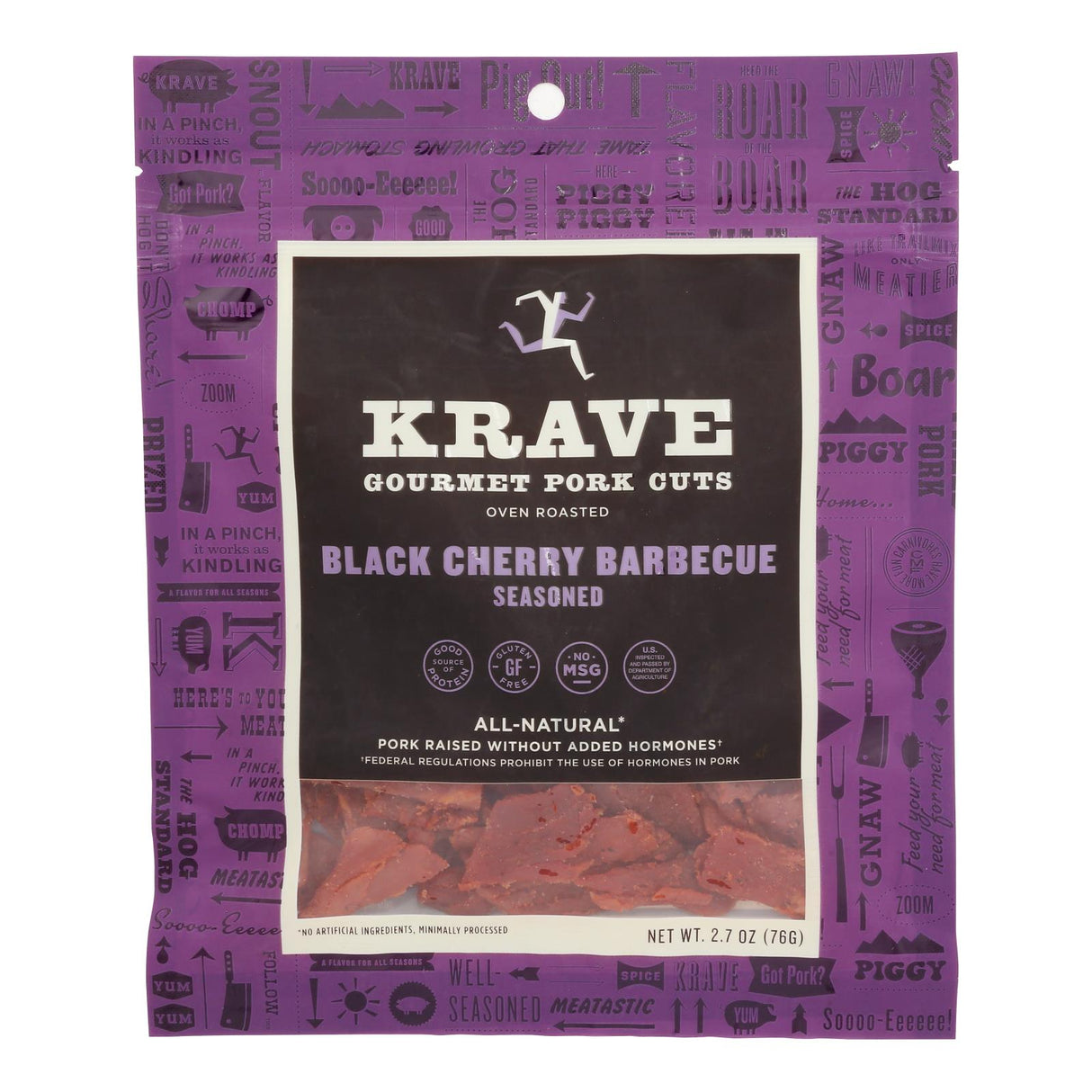 Pork Jerky, Black Cherry Barbeque,8 - 2.7 OUNCE