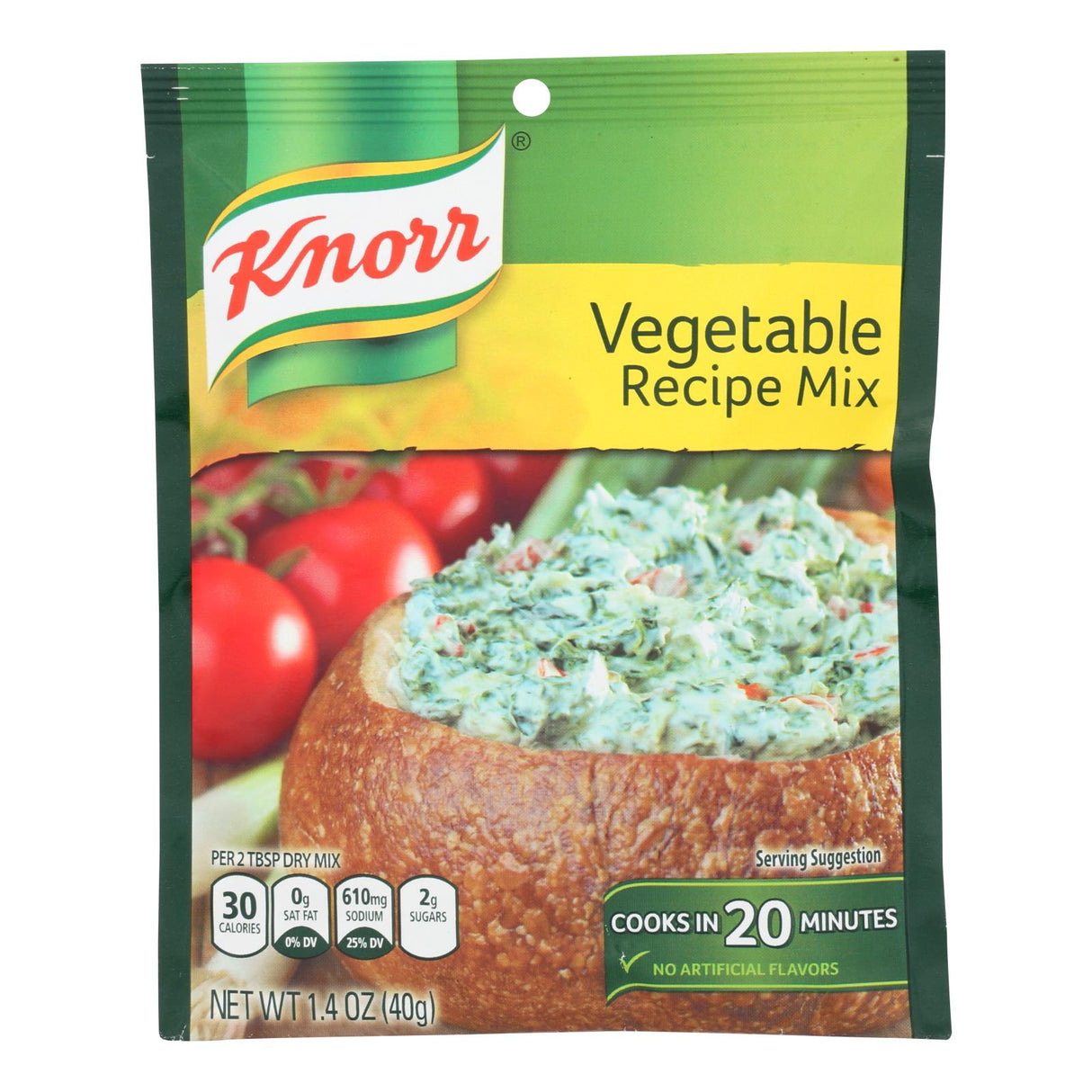 Recipe Mix, Vegetable,12 - 1.4 OUNCE