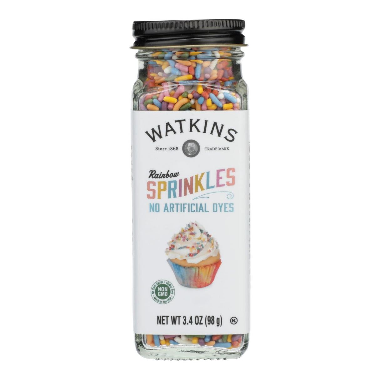 Sprinkles, Rainbow,3 - 3.4 OUNCE