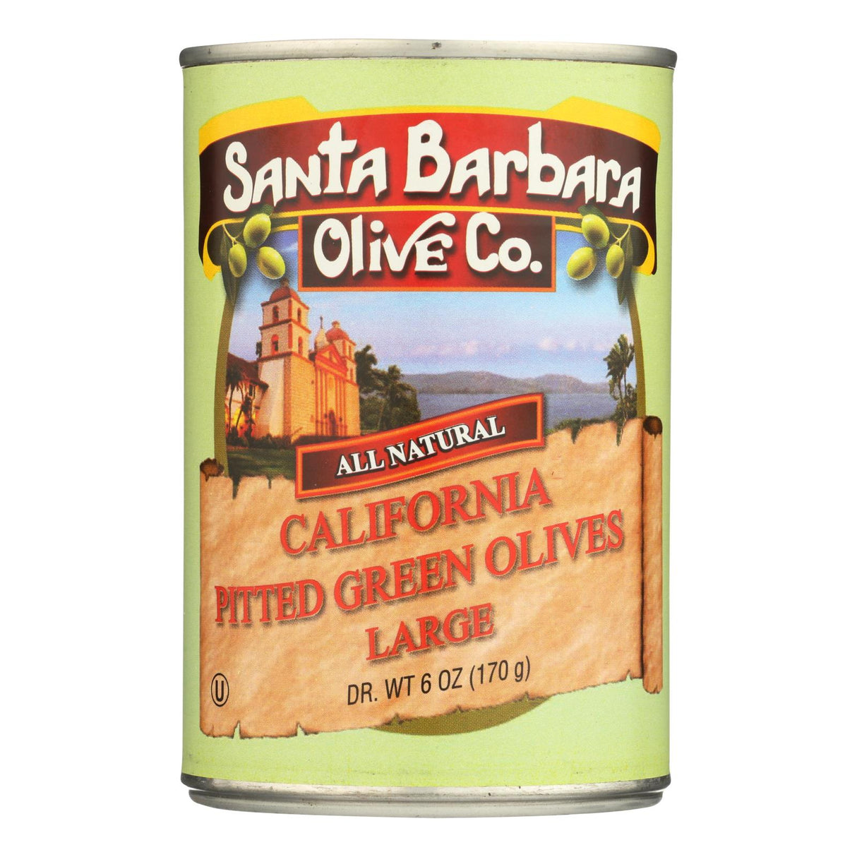 Olives, Green, Pitted,12 - 6 OUNCE
