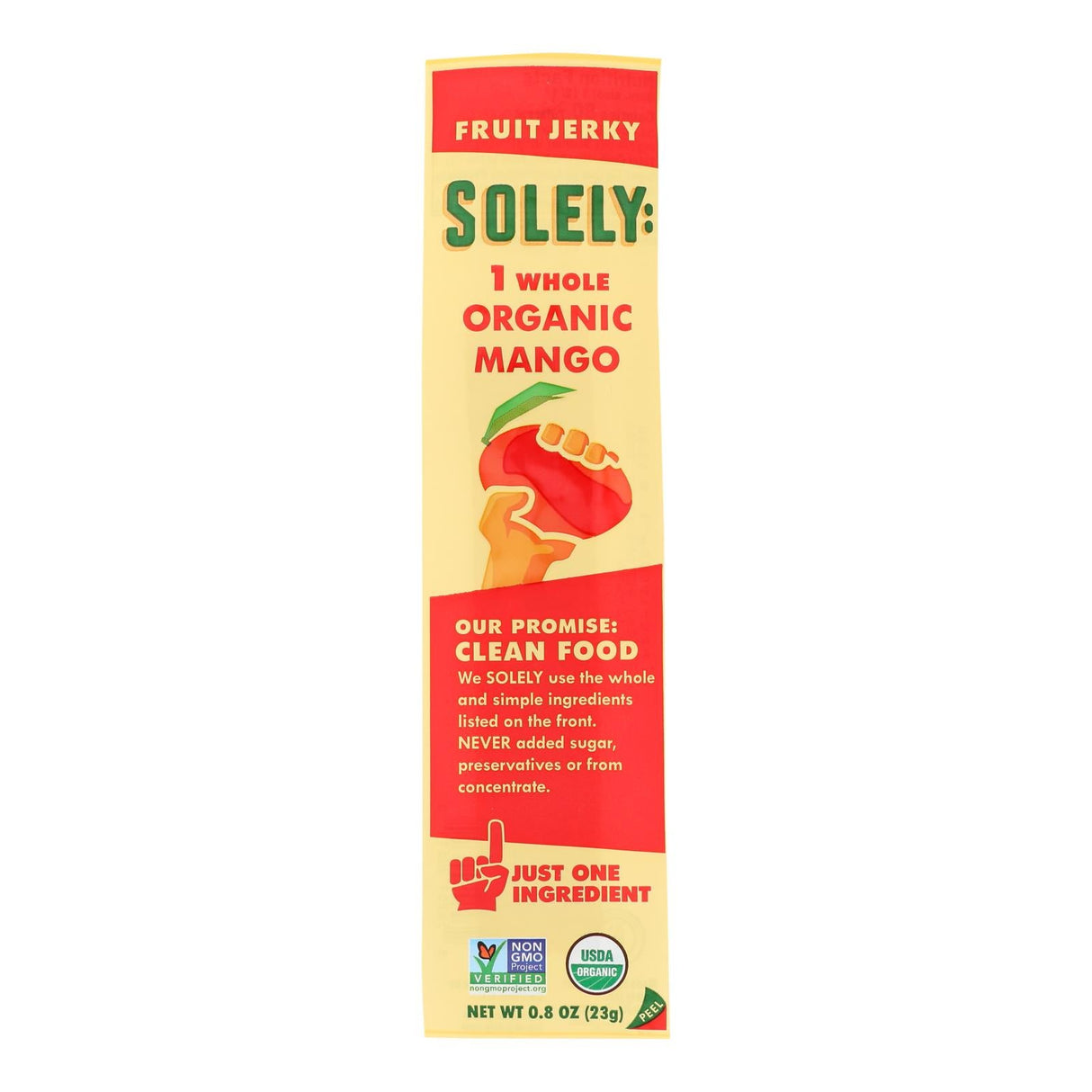 Fruit Jerky, Mango, Single-Serve,12 - 0.8 OUNCE