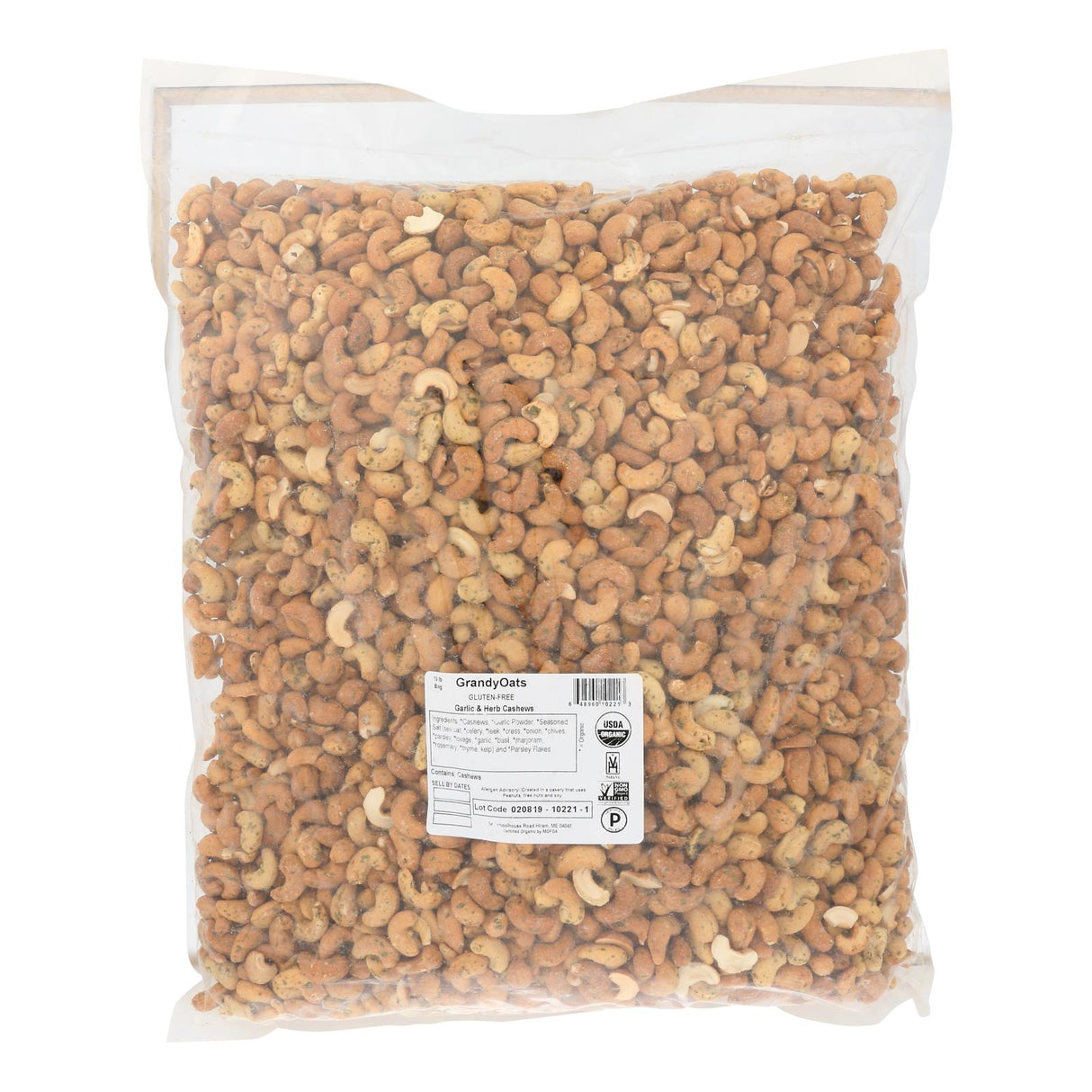 Cashews, Whole, Garlic & Herb,1 - 10 POUND